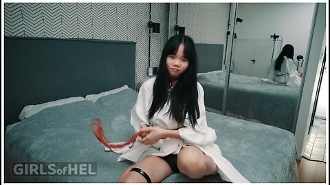 Cute Asian Teen Plays With Herself On The Bed While Waiting To Be Fucked