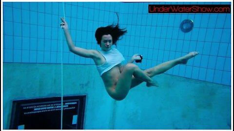 Sexy Cute Beauty Alla Swims In The Swimming Pool