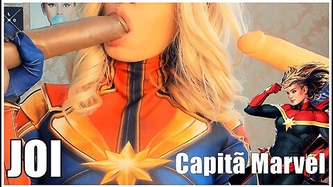 Joi Cosplay Captain Marvel Jerk Off Instruction Bbc Big Boobs Big Ass