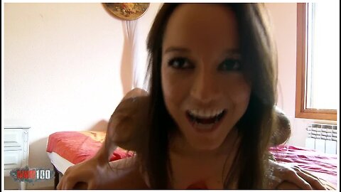 Brunette Doing A Striptease Live Webcam