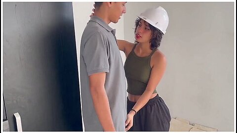 The Construction Worker Has Sex With A Young, Novice Female Engineer
