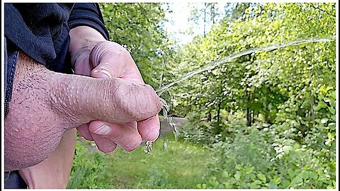 Holding His Dick During Pee And Wetting My Fingers Compilation