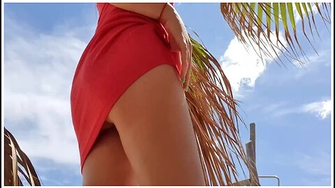 Sexy Teen Extreme Masturbation On Beach