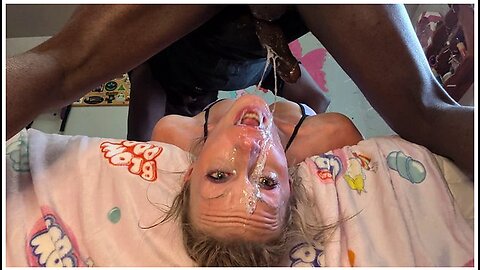 Sloppy Deepthroat BBC Blowjob