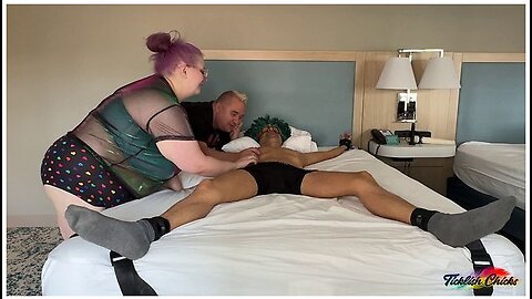 Tied Up And Tickled By Matt And A Stunning Big Breasted Bbw