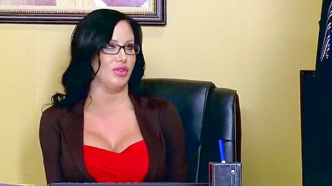 Admirable breasty sexretary Sybil Stallone featuring husband cheating XXX tape