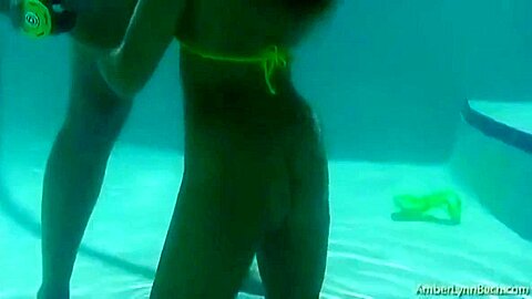 Amber Lynn & Amber Lynn Bach in Underwater Sex
