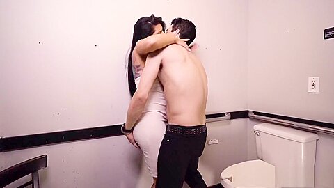 Romi Rain gets screwed in the bathroom